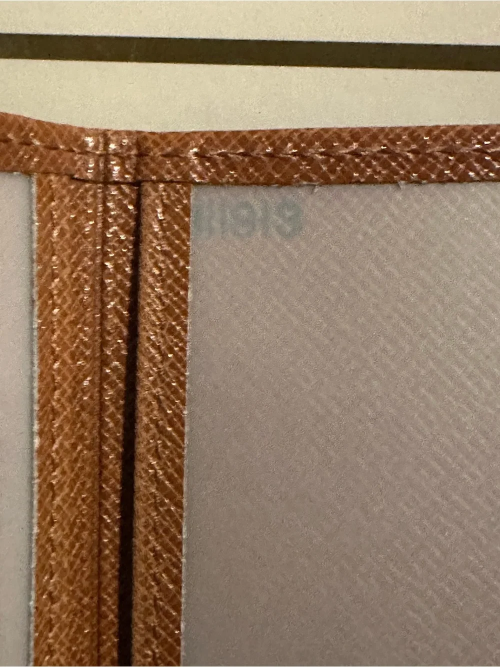 Louis Vuitton Brown Taiga Leather ID Card Holder